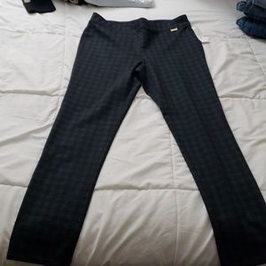 Womens Calvin Klein plaid pants